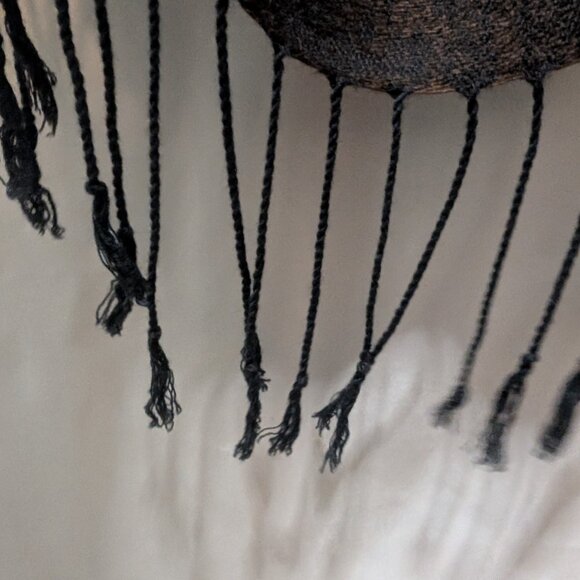 PASHMINA Rich Brown Paisley Wrap Fringe Shawl28 x 80 Lightweight Scarf - Picture 7 of 7